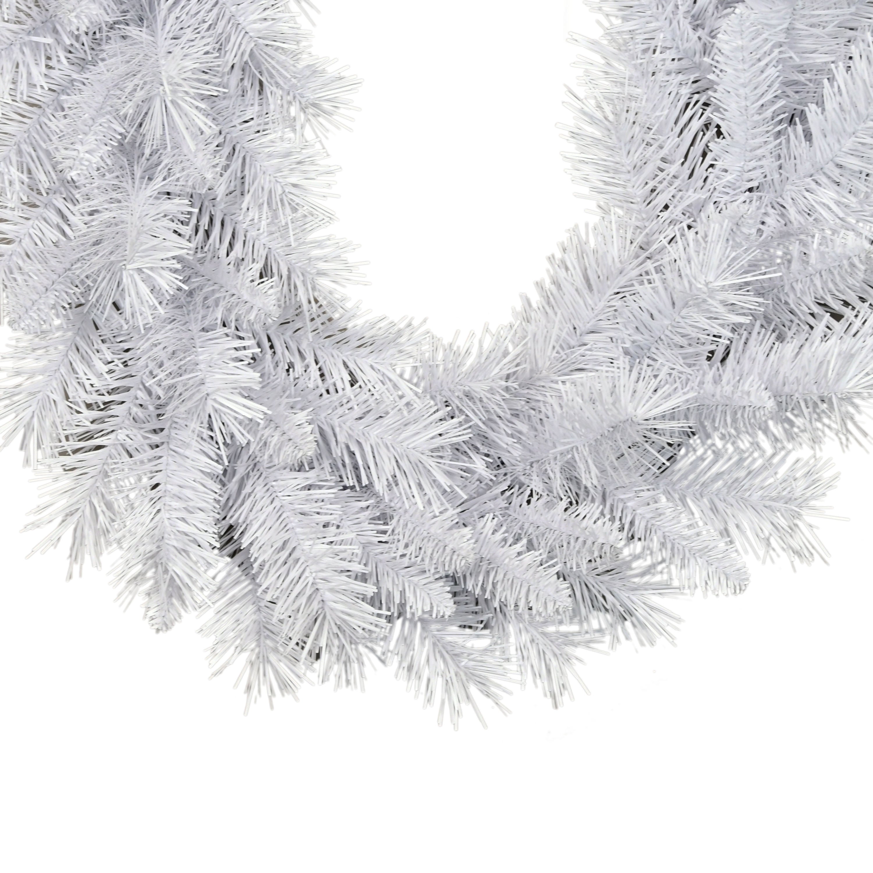 9' x 10" White Round Valley Pine Garland